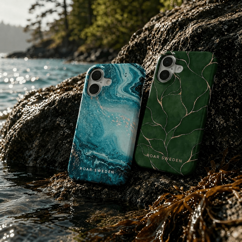Naturinspirerade mobilskal: skog, hav och wildlife-design – guide