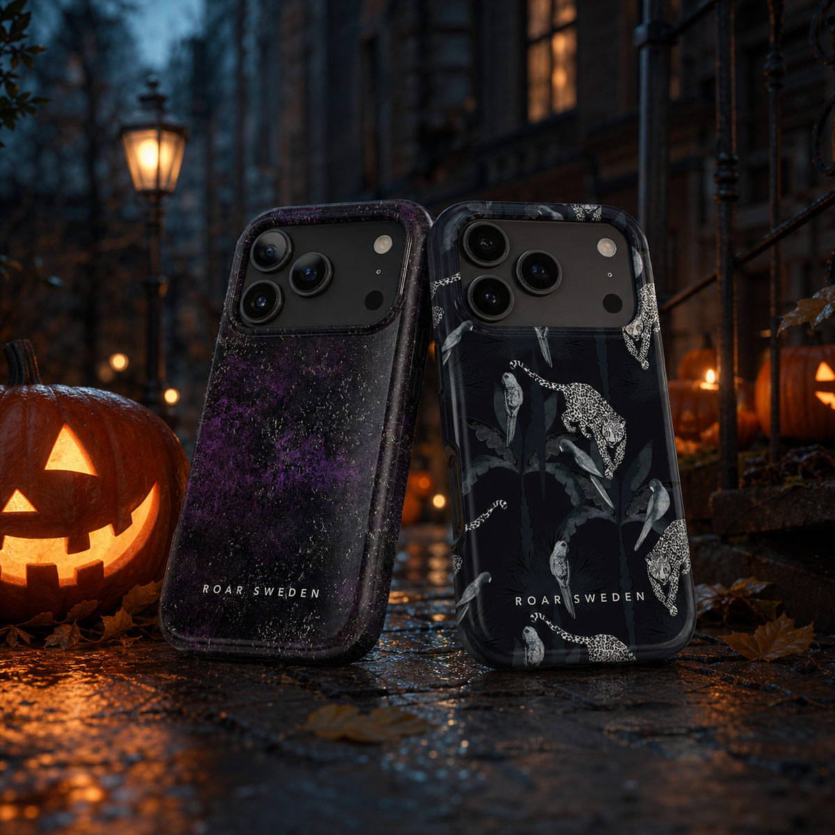 Mustat ja tummat puhelinkuoret – Halloween-tyyliä koko syksyksi