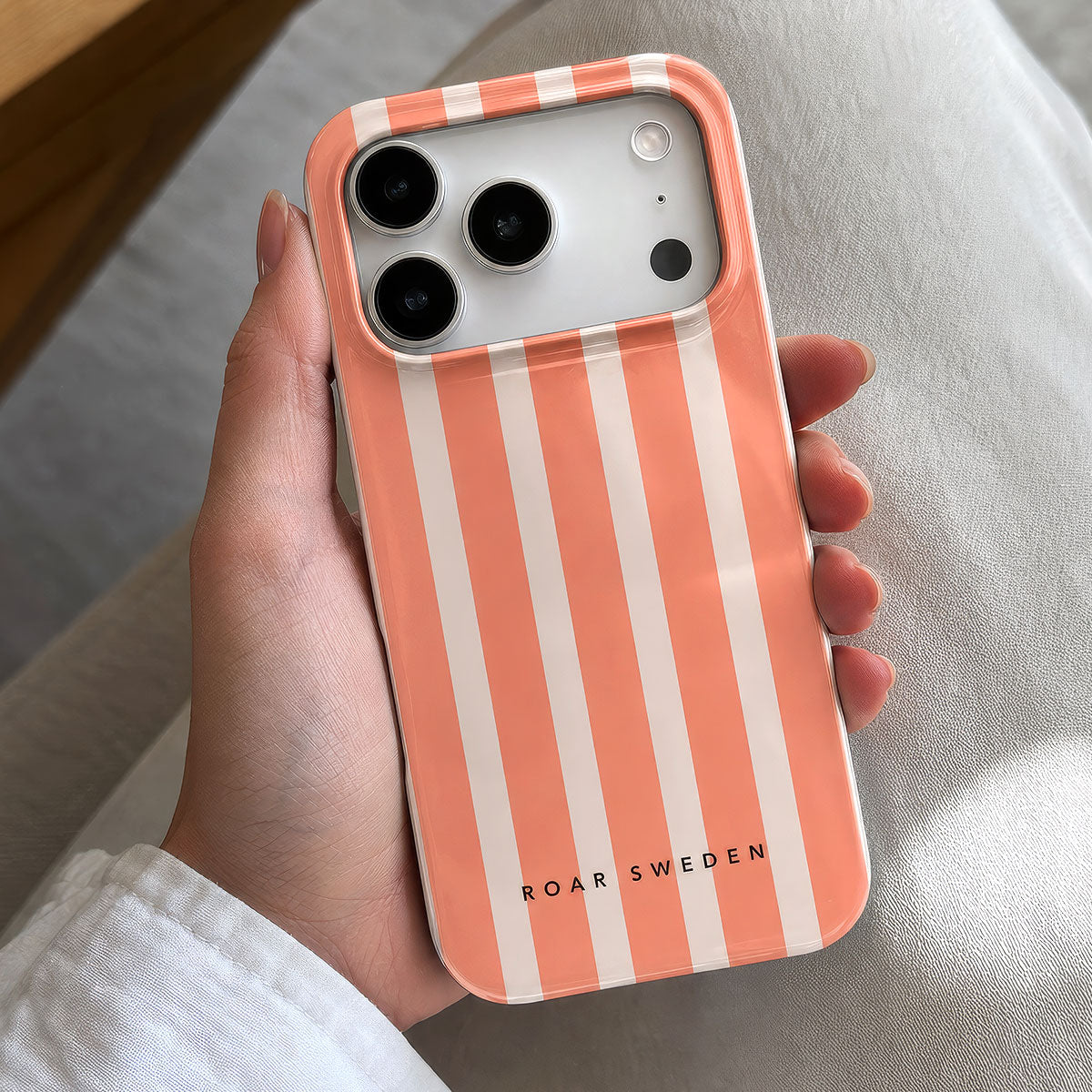 Apricot Stripes – Ohut suojakuori – Kohde 25/26