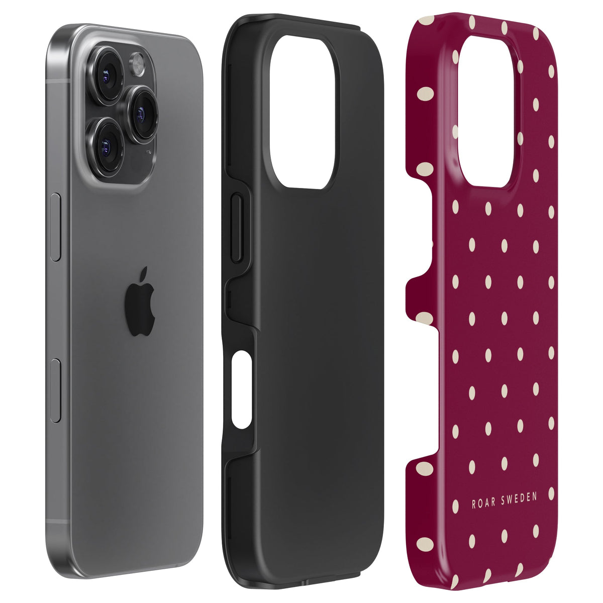 Burgundy Dots - Tough Case – Item 4 of 4
