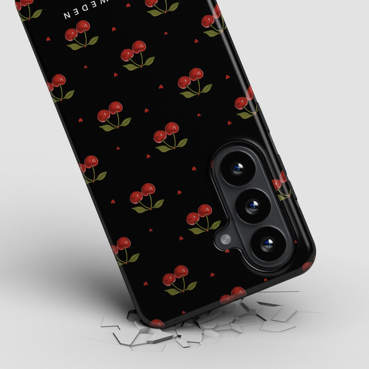 Cherry Black - Magneettinen kestokotelo puhelimelle – Kohde 3/3