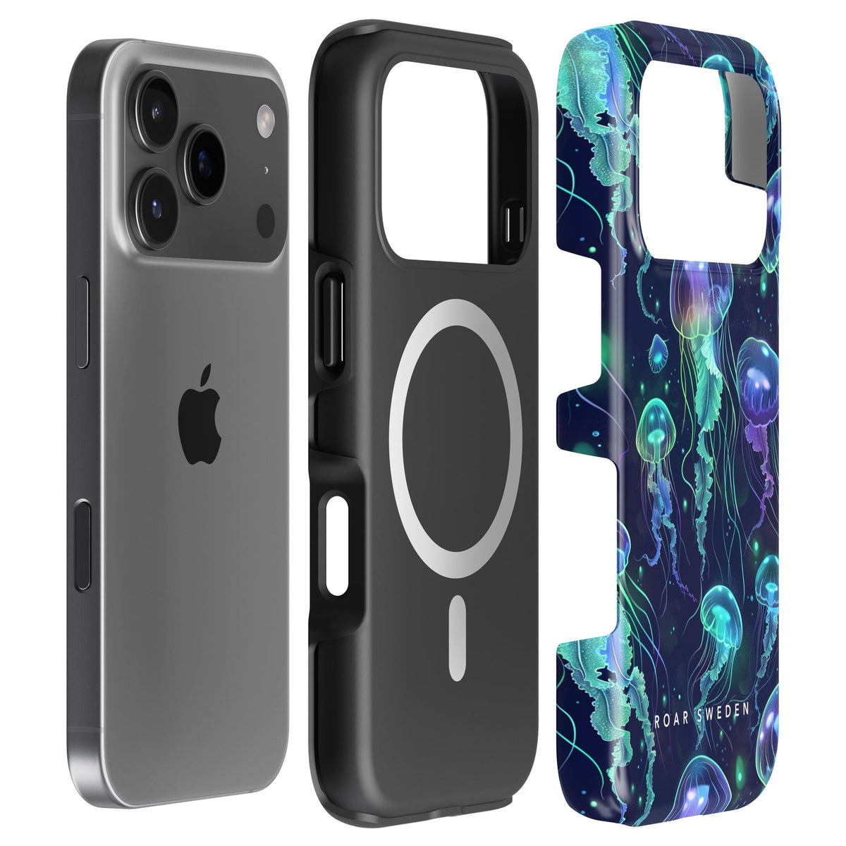 Neon Jellyfish – MagSafe-suojakuori iskunkestävällä rakenteella – Kohde 2/8