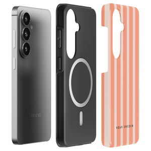 Apricot Stripes - Magneettinen kestokotelo puhelimelle