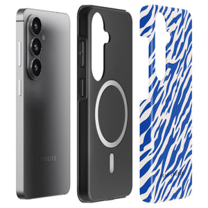 Blue Stripes - Magnetic Tough Phone Case