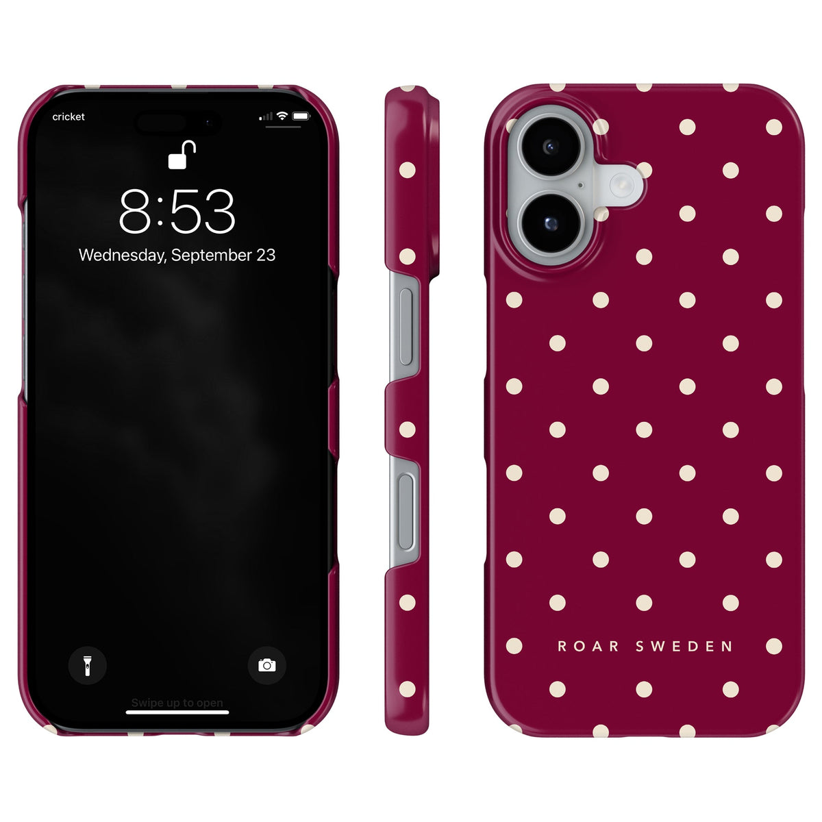 Burgundy Dots - Slim case – Kohde 0/3