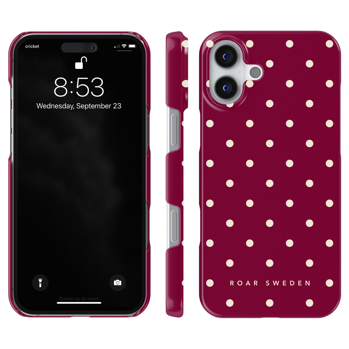 Burgundy Dots - Slim case – Kohde 3/3