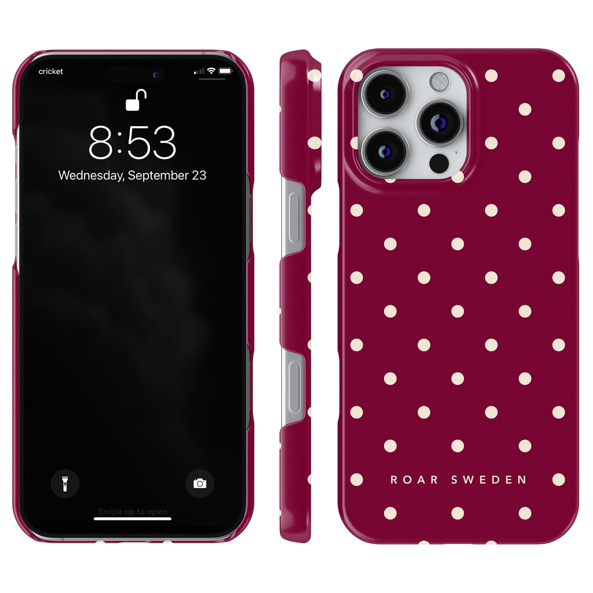 Burgundy Dots - Slim case – Kohde 3/3