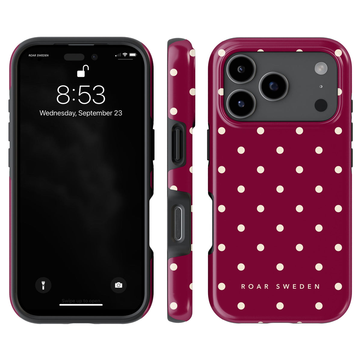 Burgundy Dots - Tough Case – Item 0 of 4