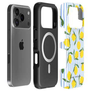 Lemon Stripes - Magsafe-suojakuori