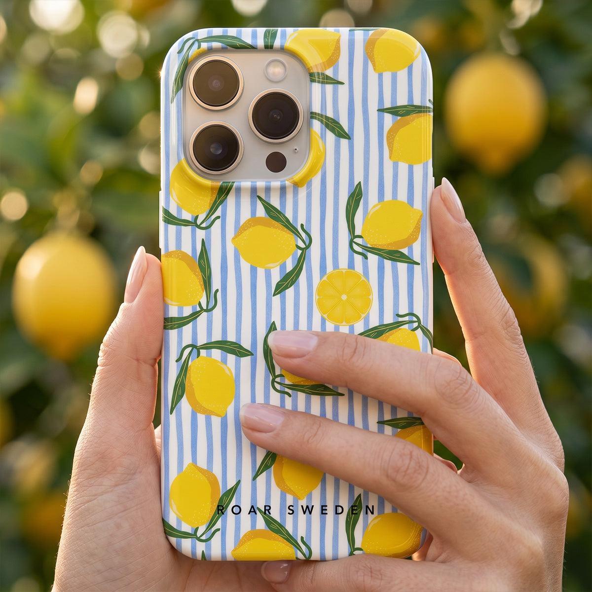Lemon Stripes - Ohut suojakuori – Kohde 25/26