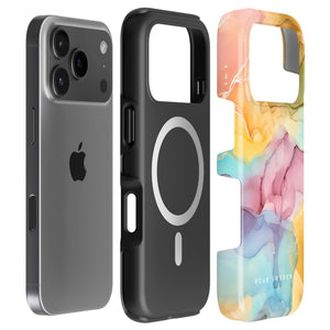 Marble Sunset – MagSafe-suojakuori kestävillä reunoilla