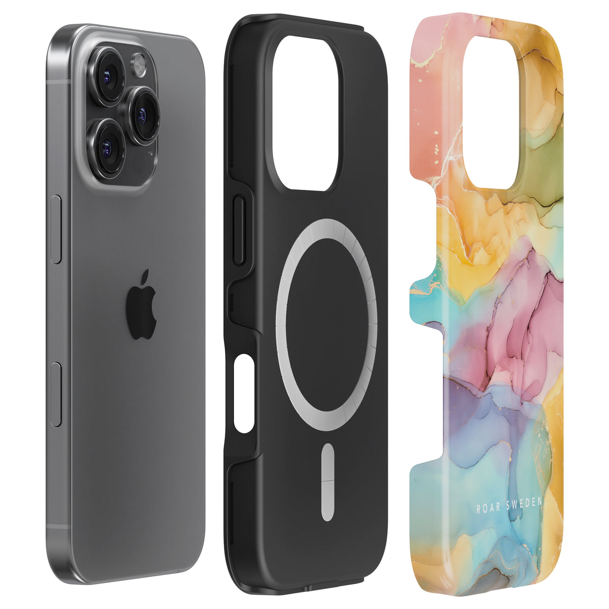 Marble Sunset – MagSafe-suojakuori kestävillä reunoilla – Kohde 7/8