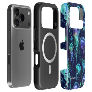 Neon Jellyfish – MagSafe-suojakuori iskunkestävällä rakenteella