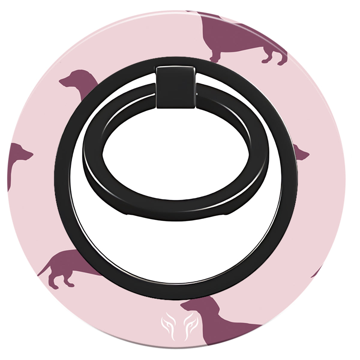 Pinkki mäyräkoira – matkapuhelinrengas – Kohde 7/12