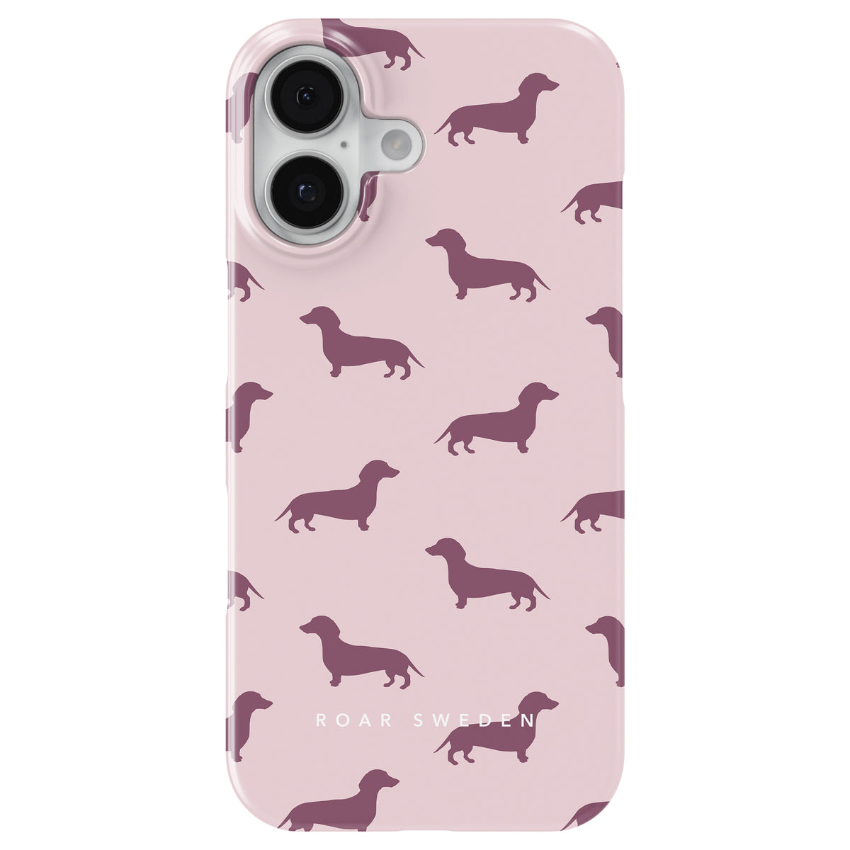 Pink Dachshund - Slim case