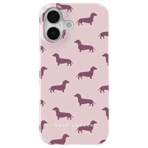 Pink Dachshund - Slim case