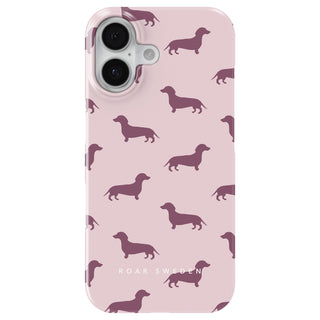 Pink Dachshund - Slim case